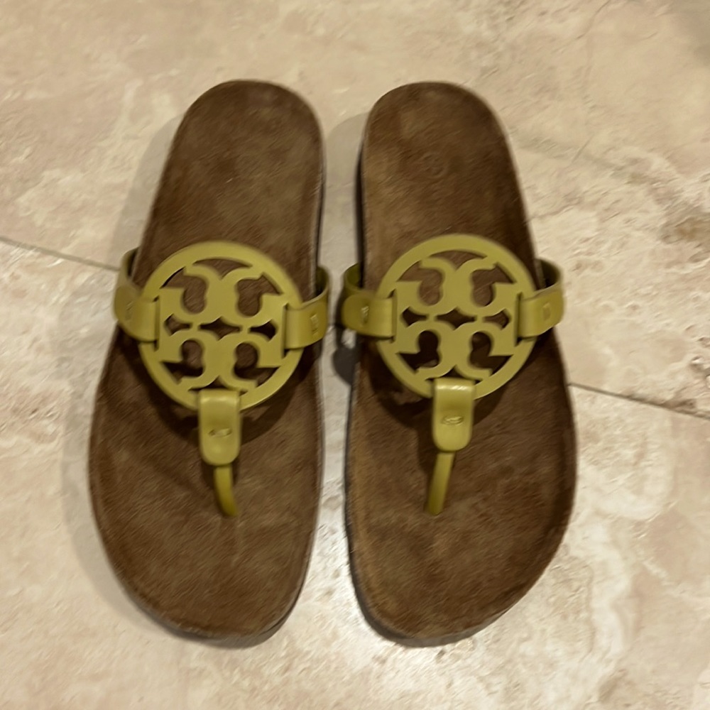 NEW Tory Burch Miller Cloud sandals. Never worn. Size 7.5. Dust bag included.